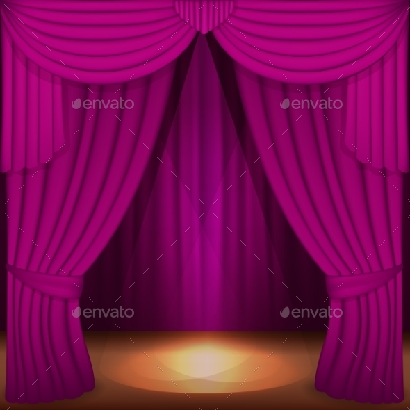 GraphicRiver Purple Curtains 11817605 GraphicRiver Purple Curtains 11817605