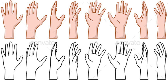 GraphicRiver Hand 360 Turn Around Rotation View 11817789 GraphicRiver Hand 360 Turn Around Rotation View 11817789