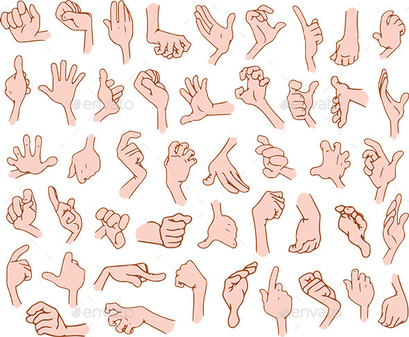 GraphicRiver Cartoon Hands Pack 3 11817793 GraphicRiver Cartoon Hands Pack 3 11817793