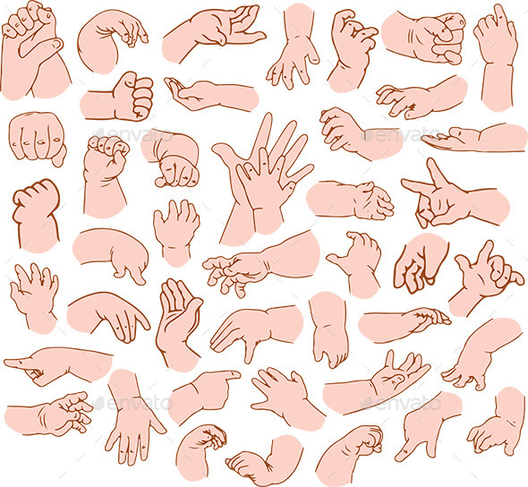 GraphicRiver Baby Hands Pack 11817798 GraphicRiver Baby Hands Pack 11817798