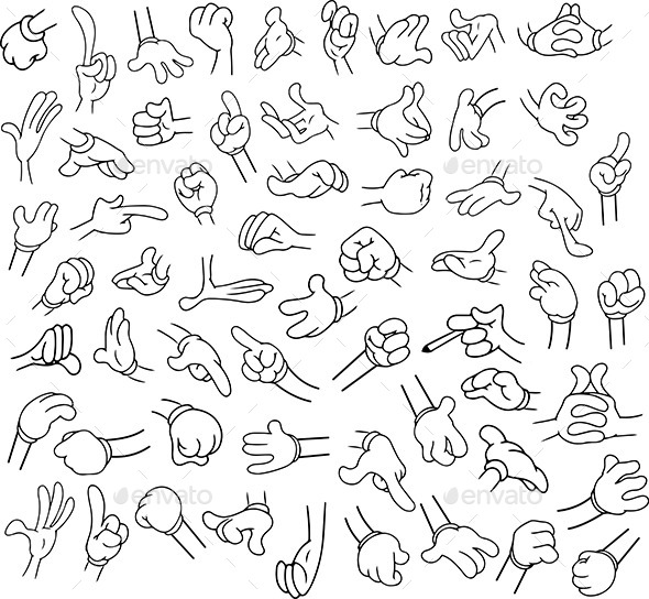 GraphicRiver Cartoon Hands Pack Lineart 1 11817824 GraphicRiver Cartoon Hands Pack Lineart 1 11817824