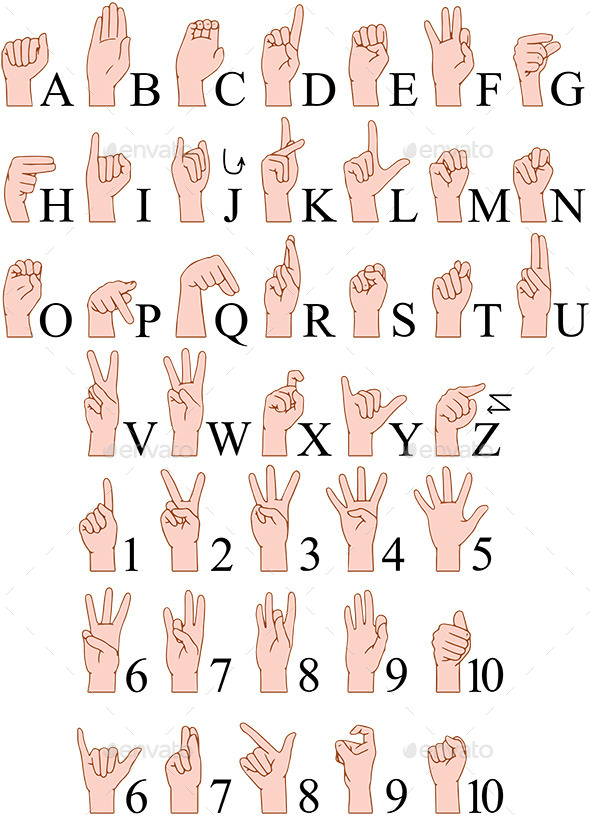 GraphicRiver Sign Language A To Z Numbers Hands Pack 11817865 GraphicRiver Sign Language A To Z Numbers Hands Pack 11817865