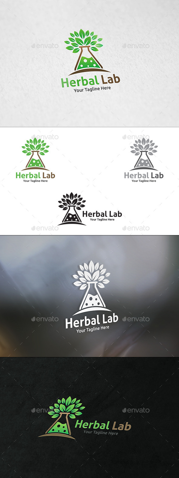 GraphicRiver Herbal Lab Logo Template 11819153 GraphicRiver Herbal Lab Logo Template 11819153