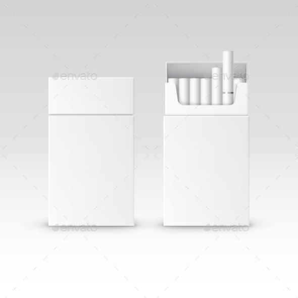 GraphicRiver Vector Blank Pack Package Box Of Cigarettes 11820926 GraphicRiver Vector Blank Pack Package Box Of Cigarettes 11820926