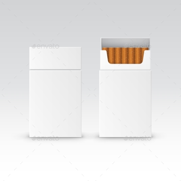 GraphicRiver Vector Blank Pack Package Box Of Cigarettes 11820927 GraphicRiver Vector Blank Pack Package Box Of Cigarettes 11820927