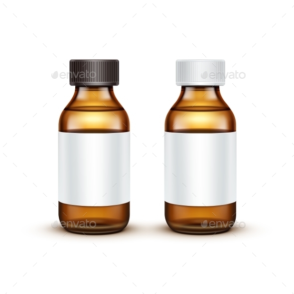 GraphicRiver Vector Glass Medical Bottle With Liquid Fluid 11820940 GraphicRiver Vector Glass Medical Bottle With Liquid Fluid 11820940