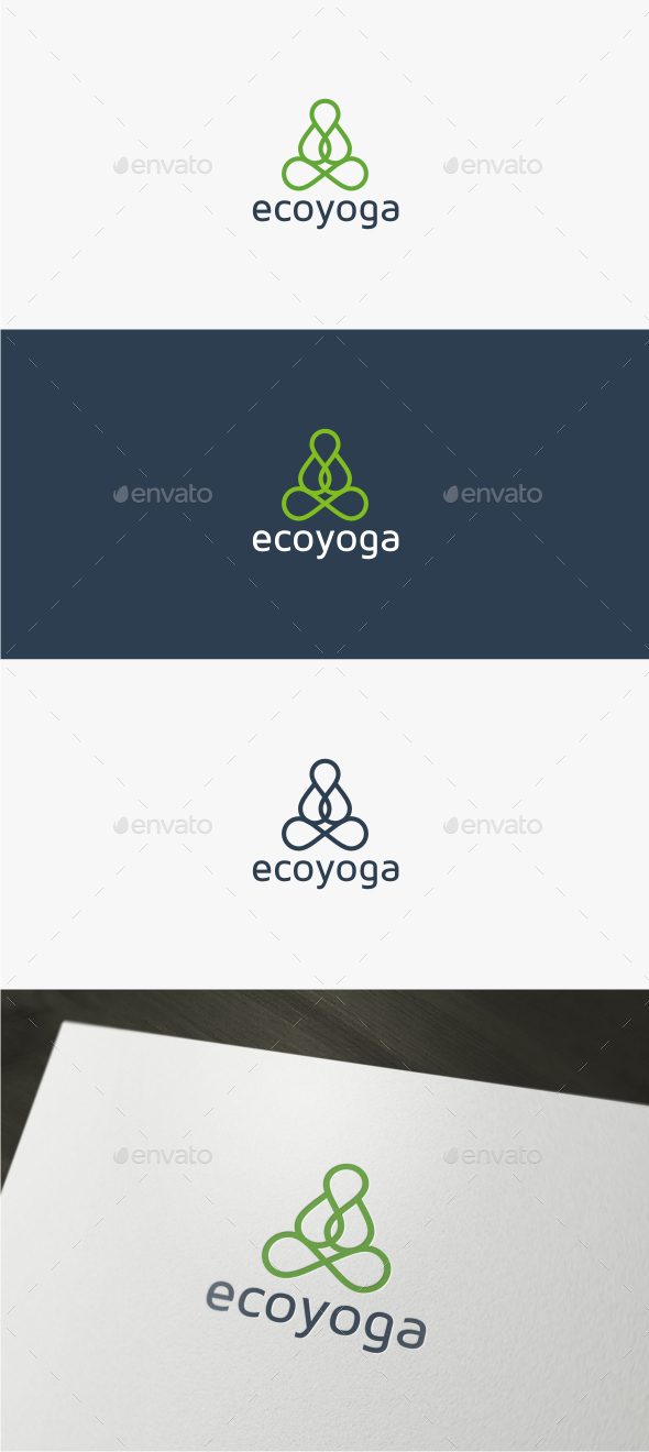 GraphicRiver Eco Yoga Logo Template 11809911 GraphicRiver Eco Yoga Logo Template 11809911