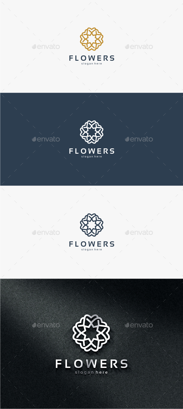 GraphicRiver Flowers Logo Template 11821462 GraphicRiver Flowers Logo Template 11821462