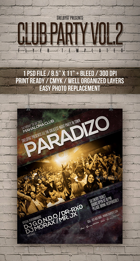 GraphicRiver Club Party Flyer Templates Vol 2 11822547 GraphicRiver Club Party Flyer Templates Vol 2 11822547