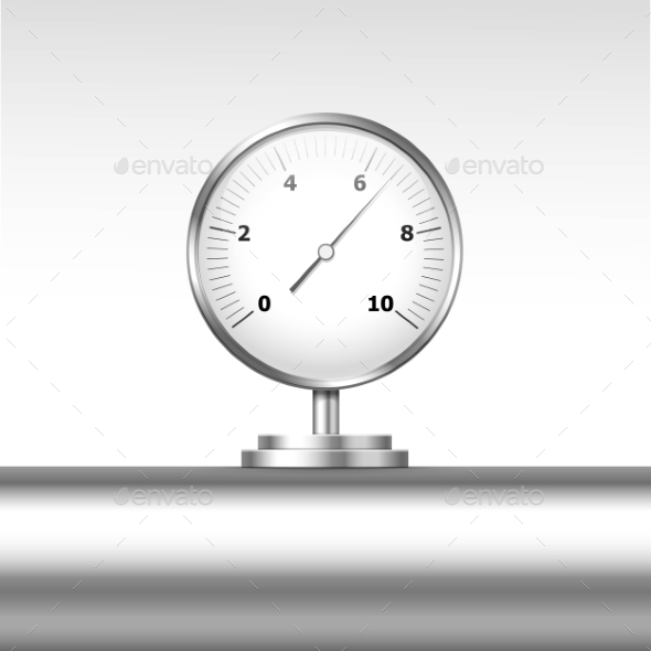 GraphicRiver Vector Pressure Gauge Manometer Isolated 11823370 GraphicRiver Vector Pressure Gauge Manometer Isolated 11823370