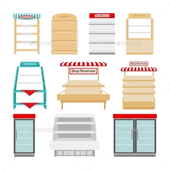 GraphicRiver Store Shelves Or Shop Showcases 11824389 GraphicRiver Store Shelves Or Shop Showcases 11824389