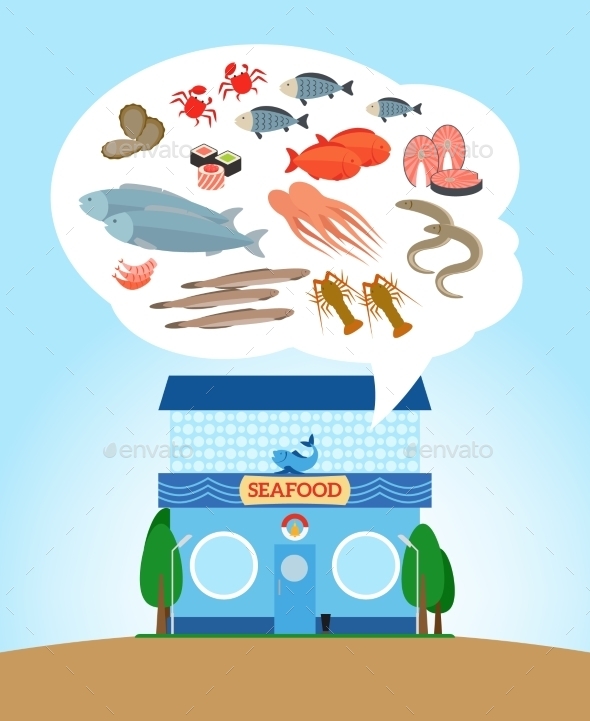 GraphicRiver Seafood Store 11824412 GraphicRiver Seafood Store 11824412