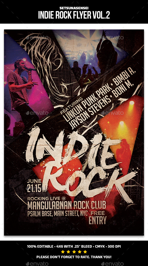 Indie Rock Flyer Vol. 2 (Concerts)