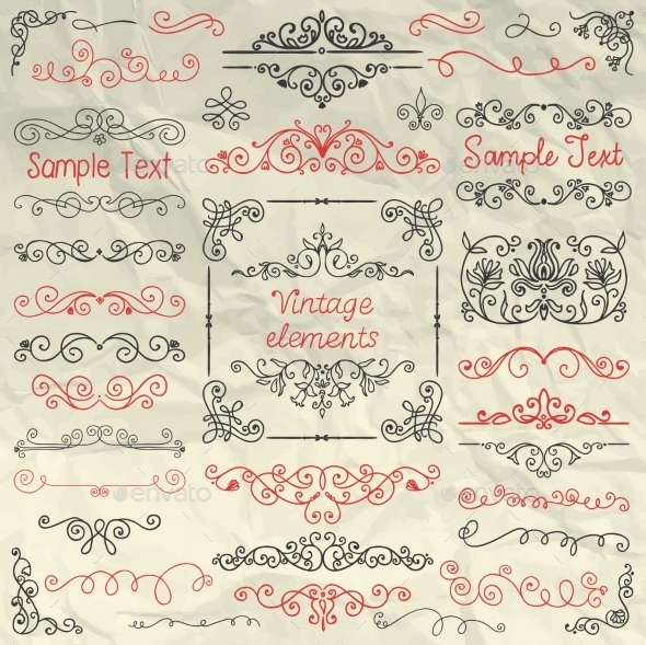 GraphicRiver Hand Sketched Doodle Design Elements 11826419 GraphicRiver Hand Sketched Doodle Design Elements 11826419