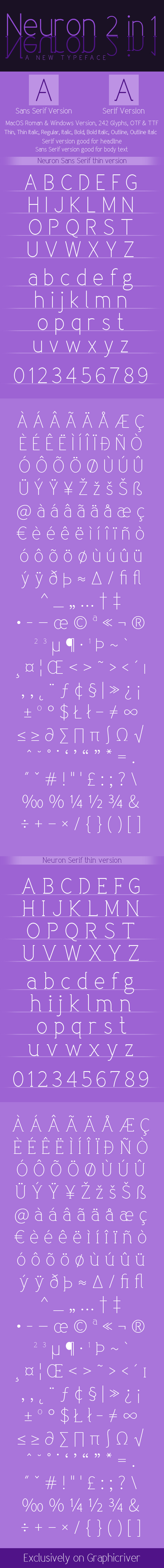 GraphicRiver Neuron Font Family 2 in 1 11207376 GraphicRiver Neuron Font Family 2 in 1 11207376