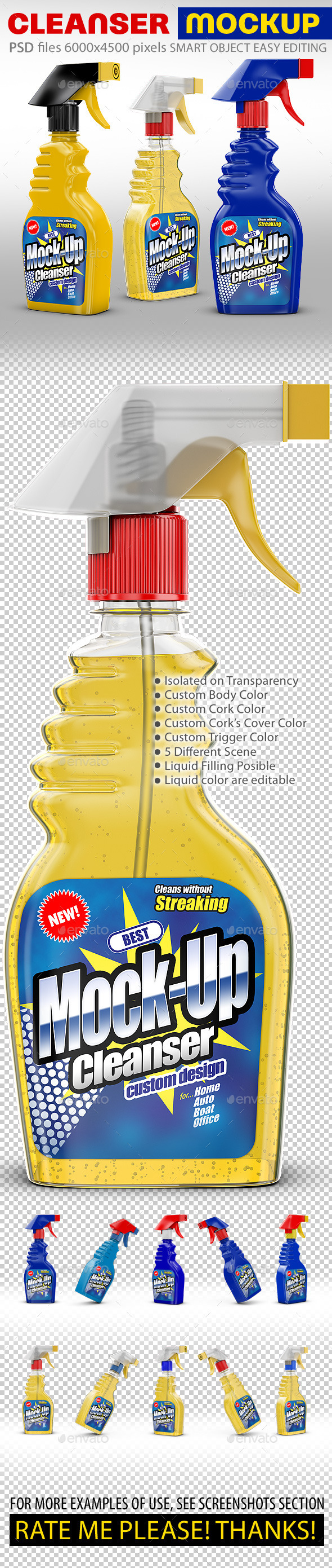 GraphicRiver Cleanser Bottle Mockups Liquid filling possible 11827432 GraphicRiver Cleanser Bottle Mockups Liquid filling possible 11827432