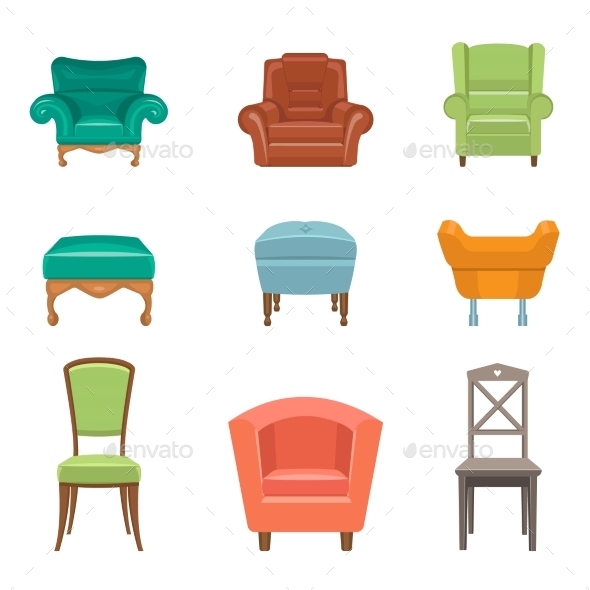 GraphicRiver Interior Luxury and Wood Chairs 11827514 GraphicRiver Interior Luxury and Wood Chairs 11827514