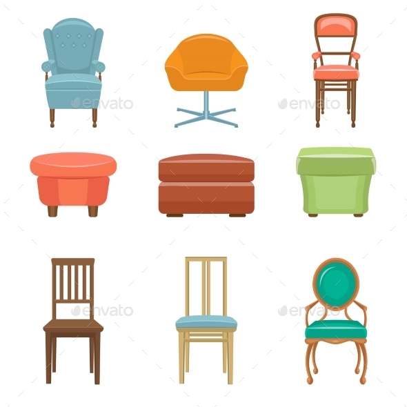 GraphicRiver Interior Luxury and Wood Chairs 11827516 GraphicRiver Interior Luxury and Wood Chairs 11827516