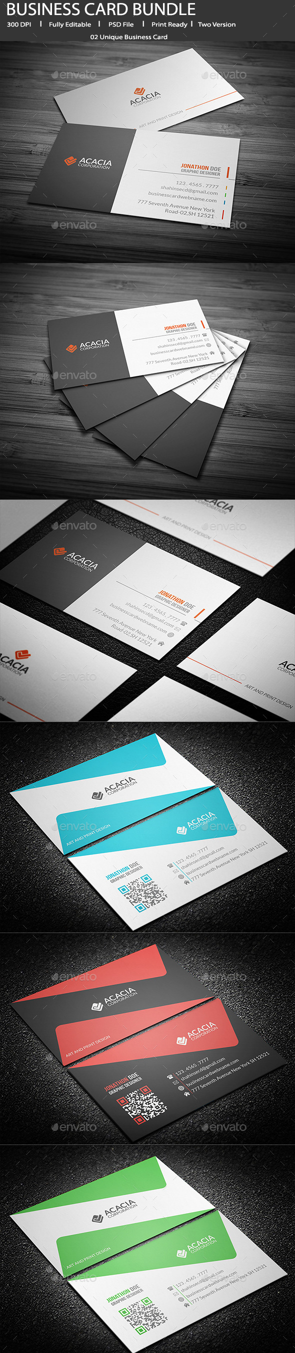 Bundle- 2 in 1 Business Card (Corporate)