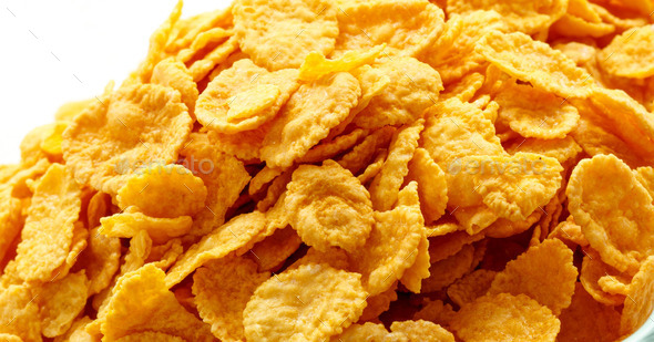 Close up of cornflakes (Misc) Photo Download