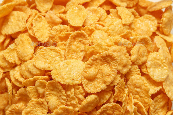 Close up of cornflakes (Misc) Photo Download