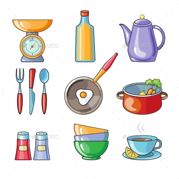 GraphicRiver Cooking Tools and Kitchenware Equipment 11827686 GraphicRiver Cooking Tools and Kitchenware Equipment 11827686