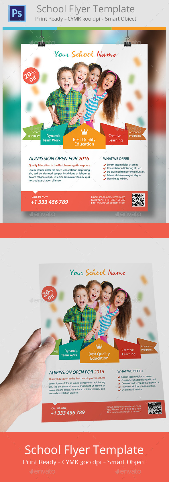 GraphicRiver School Flyer 11800745 GraphicRiver School Flyer 11800745