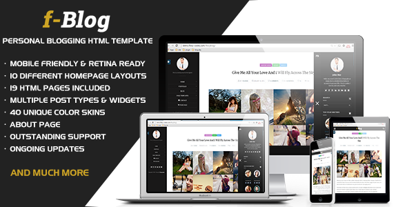 FlexyBlog - Responsive Personal Blog Template