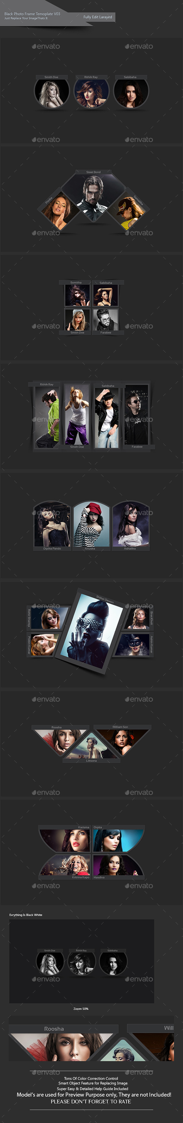GraphicRiver Black Photo Frame Template V03 11828057 GraphicRiver Black Photo Frame Template V03 11828057