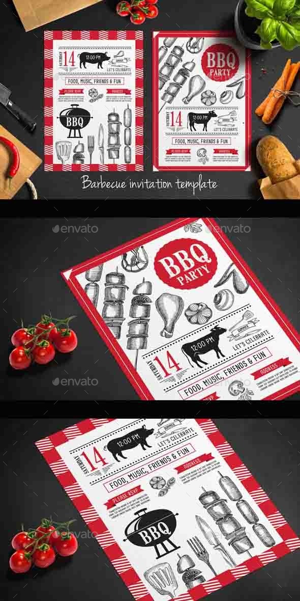 Bbq Party Invitation (Invitations)