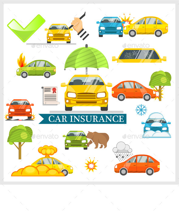 Car Insurance Vector