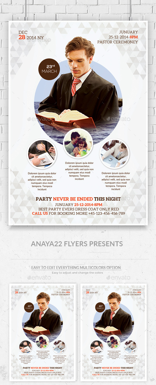 Church Flyer Psd Template (Church)