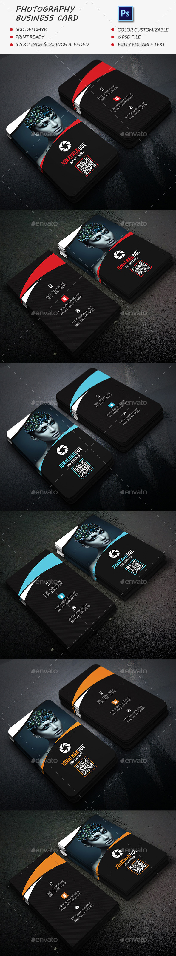 GraphicRiver Photography Business Card Template 11828888 GraphicRiver Photography Business Card Template 11828888