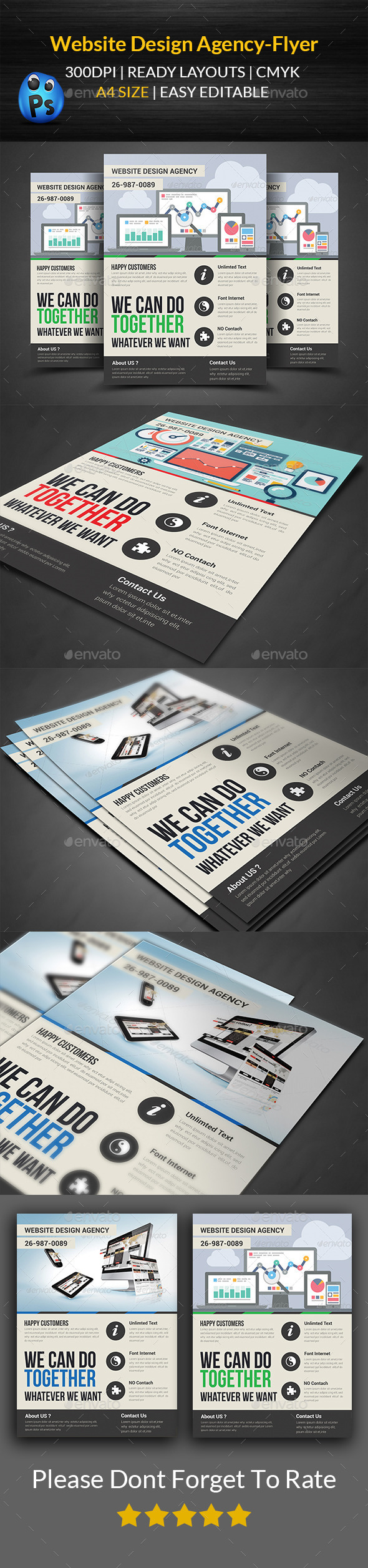 GraphicRiver Website Design Agency Flyer Print Templates 11829266 GraphicRiver Website Design Agency Flyer Print Templates 11829266