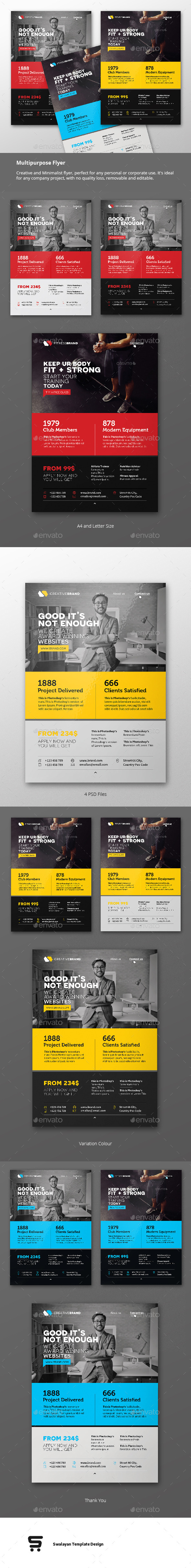GraphicRiver Multipurpose Business Flyer 11829480 GraphicRiver Multipurpose Business Flyer 11829480