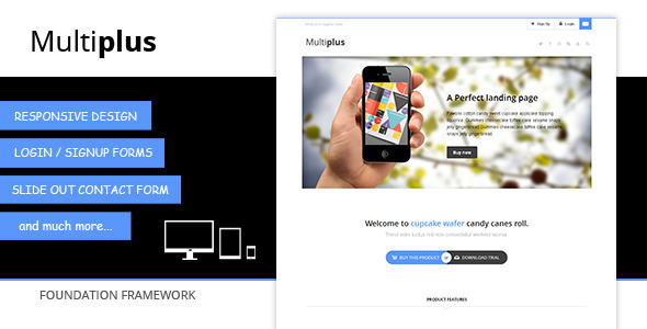 Multiplus - Responsive multipurpose landing page