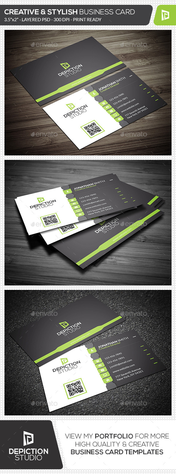 GraphicRiver Creative & Stylish Business Card 11830012 GraphicRiver Creative & Stylish Business Card 11830012
