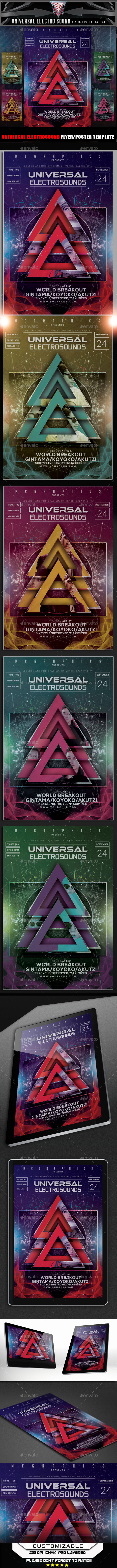 GraphicRiver Universal Electro Sounds Flyer Template 11832538 GraphicRiver Universal Electro Sounds Flyer Template 11832538