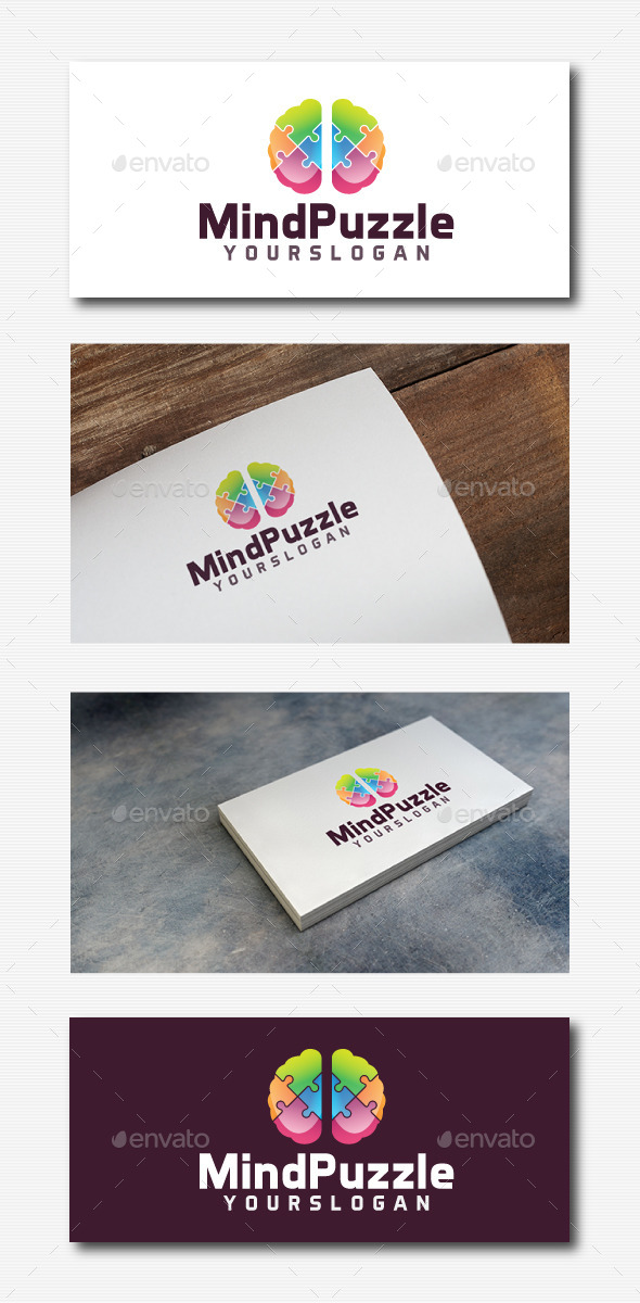 GraphicRiver Mind Puzzle Logo 11832805 GraphicRiver Mind Puzzle Logo 11832805