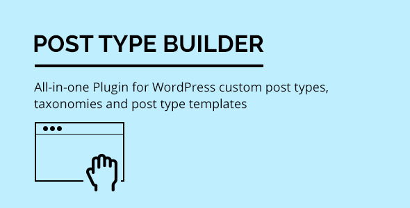 CodeCanyon Post Type Builder WordPress Custom Post Types 11833291 CodeCanyon Post Type Builder WordPress Custom Post Types 11833291