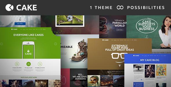 Cake - Responsive Multi-Purpose Html Theme