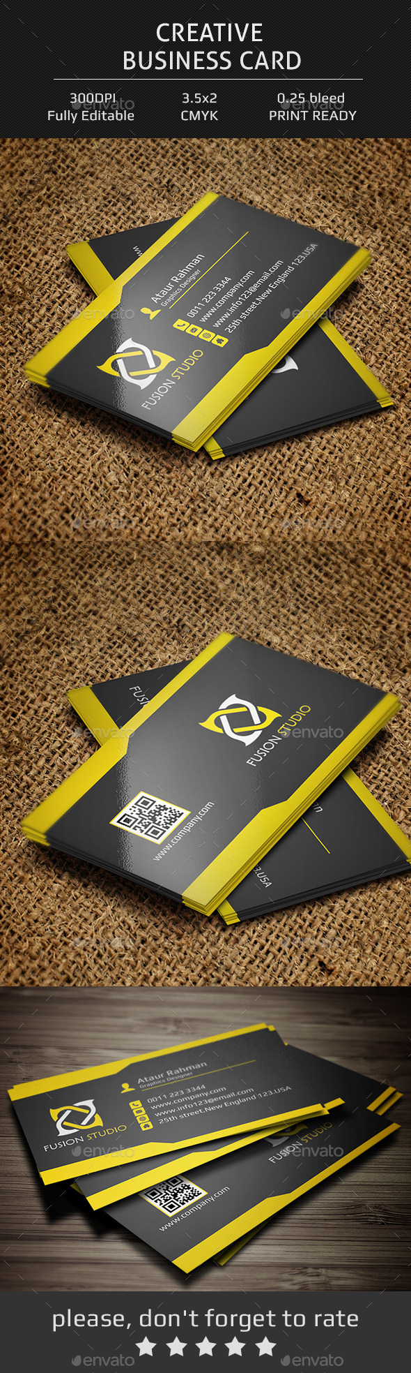 GraphicRiver Creative Business Card V3 11838680 GraphicRiver Creative Business Card V3 11838680