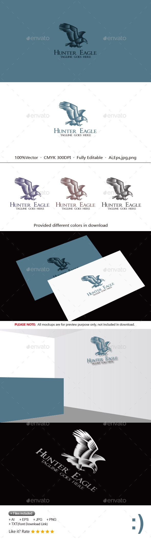 GraphicRiver Hunter Eagle 11839874 GraphicRiver Hunter Eagle 11839874