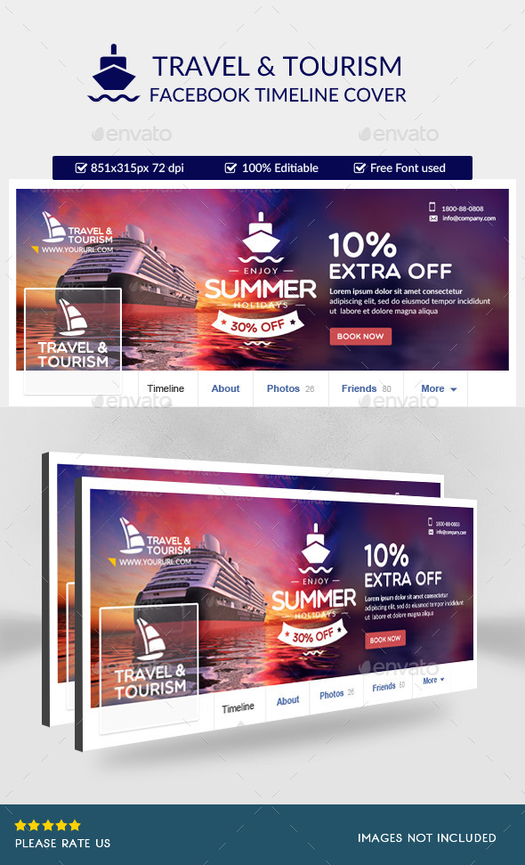 GraphicRiver Travel Facebook Timeline Covers 11840950 GraphicRiver Travel Facebook Timeline Covers 11840950