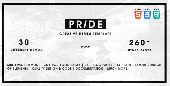 ThemeForest Pride Multipurpose HTML5 Template 11773144 ThemeForest Pride Multipurpose HTML5 Template 11773144