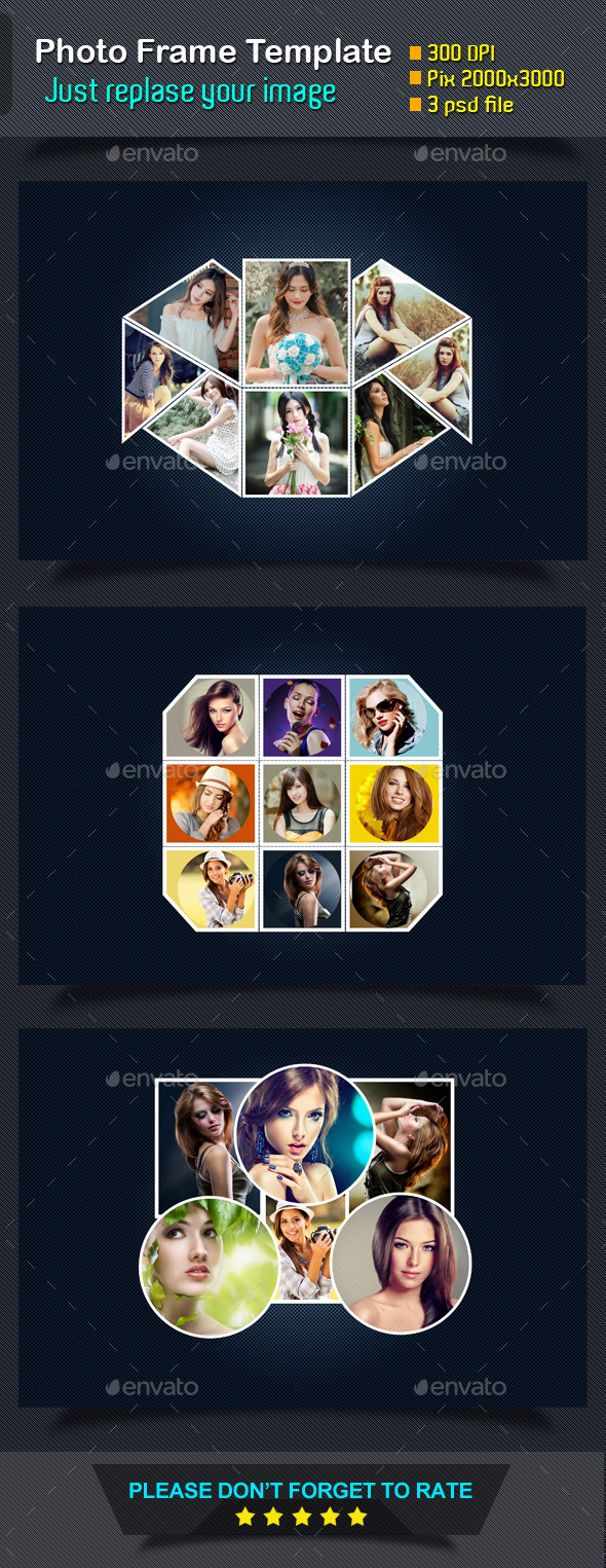 GraphicRiver Photo Frame templates 11841753 GraphicRiver Photo Frame templates 11841753