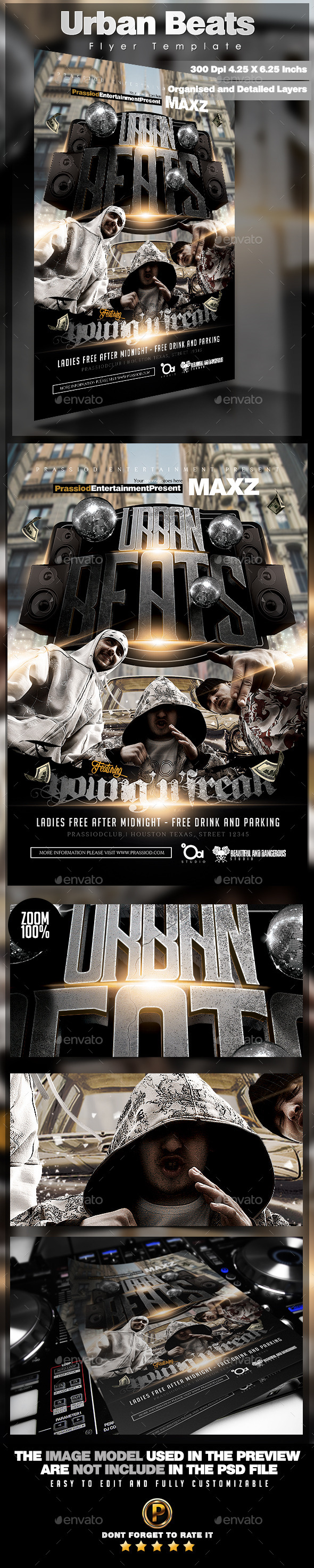 GraphicRiver Urban Beats Flyer Template 11841938 GraphicRiver Urban Beats Flyer Template 11841938