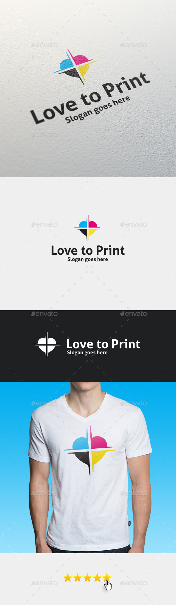GraphicRiver Love To Print Logo Template 11842664 GraphicRiver Love To Print Logo Template 11842664