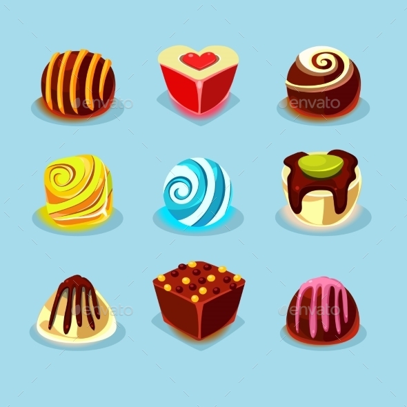 GraphicRiver Sweets And Candies Icons 11842670 GraphicRiver Sweets And Candies Icons 11842670