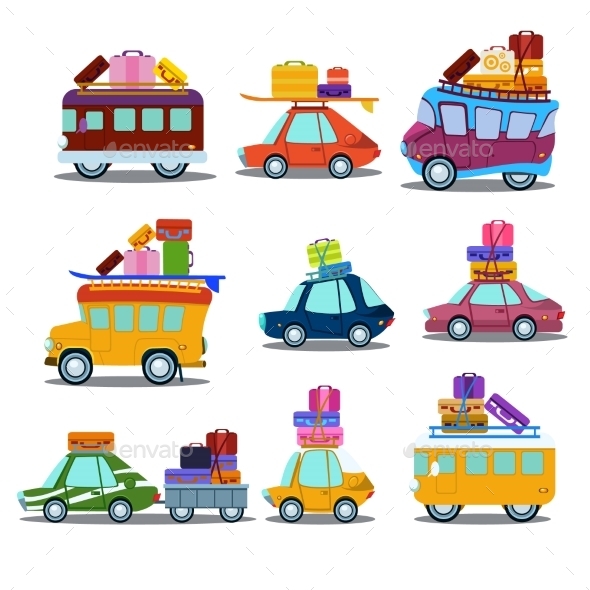 GraphicRiver Cars To Travel 11842731 GraphicRiver Cars To Travel 11842731